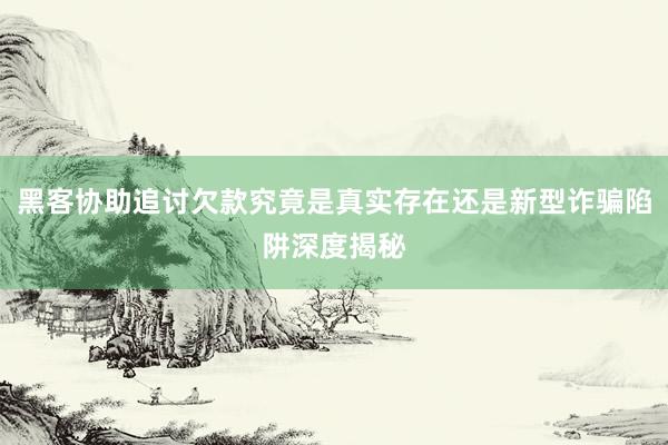 黑客协助追讨欠款究竟是真实存在还是新型诈骗陷阱深度揭秘