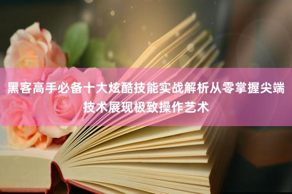 黑客高手必备十大炫酷技能实战解析从零掌握尖端技术展现极致操作艺术